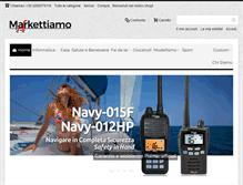 Tablet Screenshot of markettiamo.com
